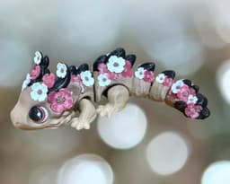 Articulated Dogwood Baby Dragon 3d model