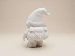 Young Explorer Garden Gnome – Boy Figurine (Whimsical Clay Style) 3d model