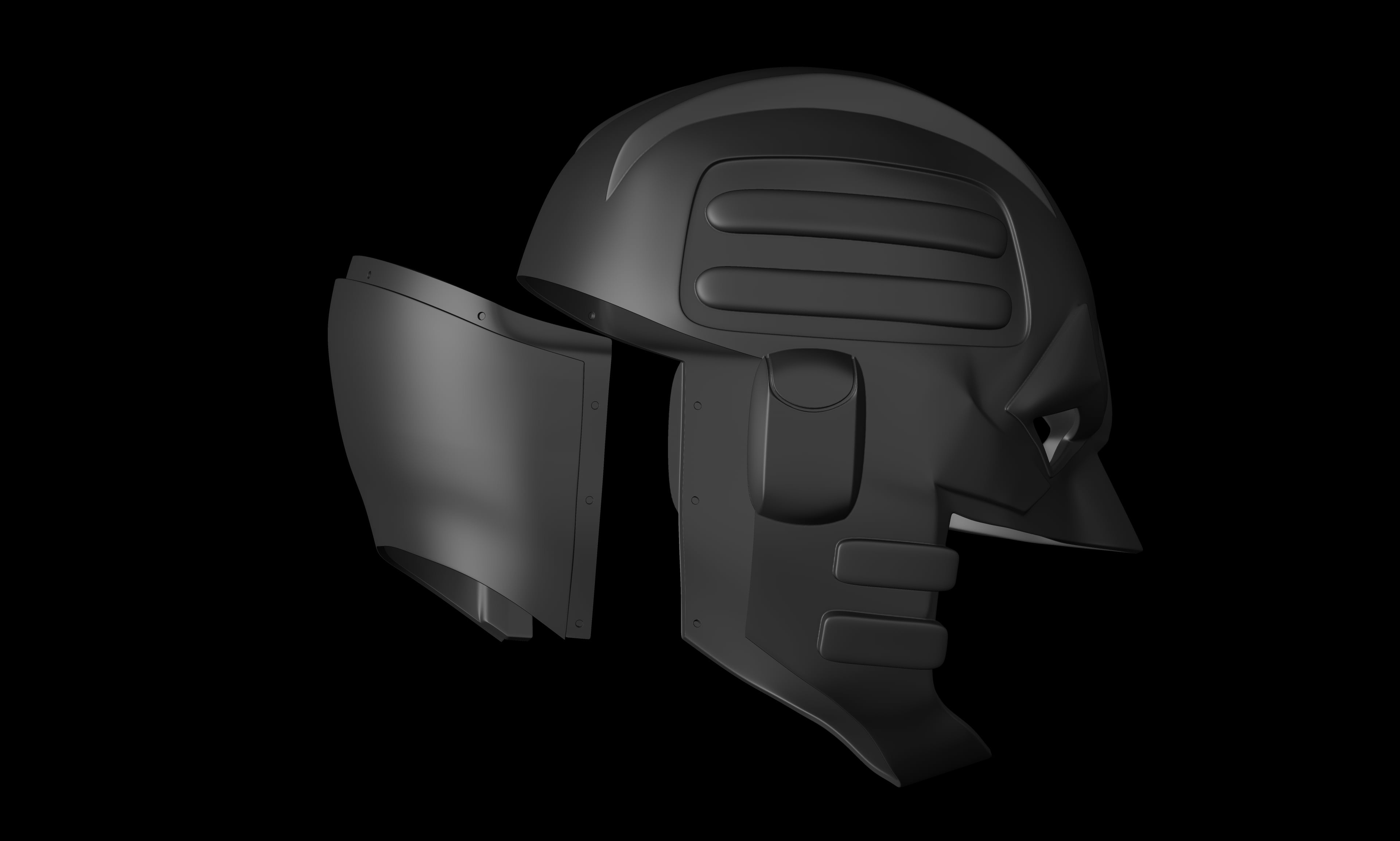 Midnighter Helmet from The Authority 3d model