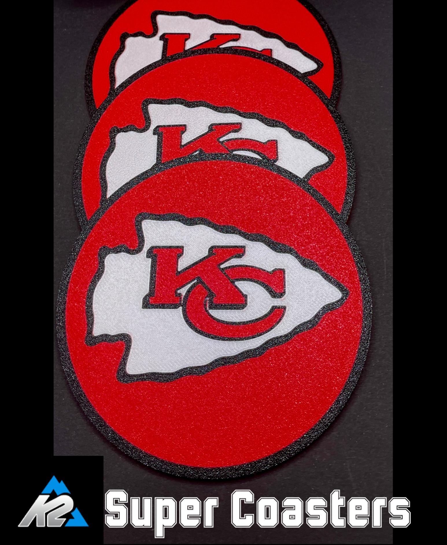 Kansas City Chiefs Coaster  3d model