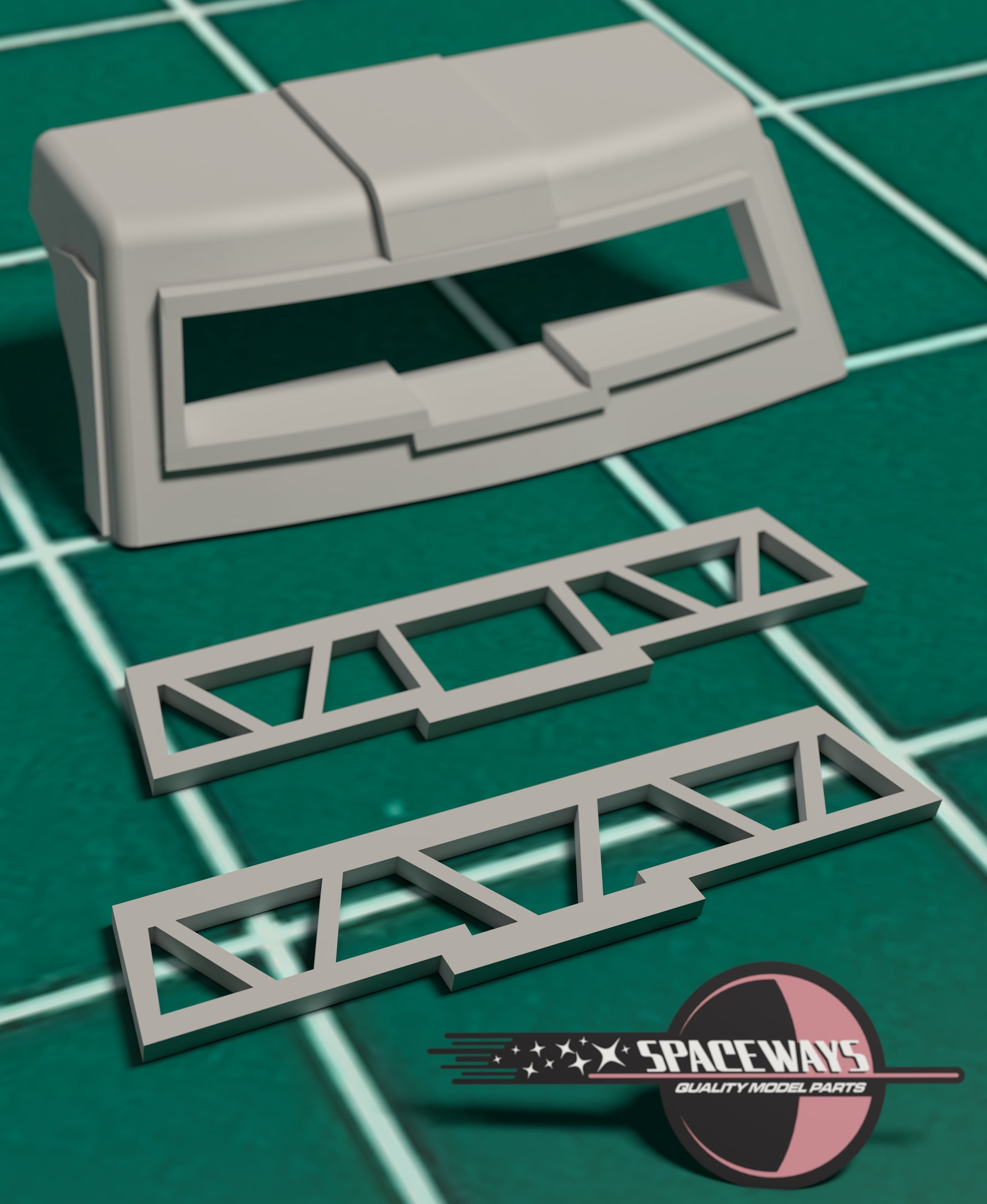 1/1400 Enterprise E Observation Deck 3d model