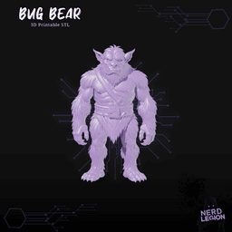 Bug Bear - Dungeons and Dragons 3D Model STL 3d model