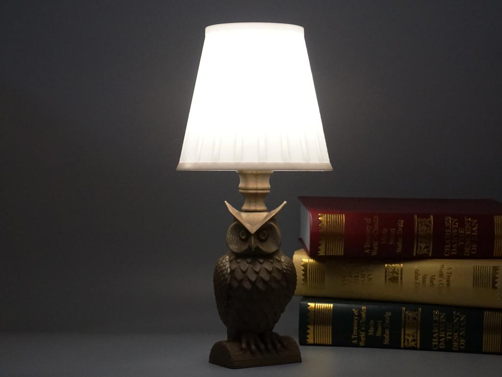 owl lamp 3d model