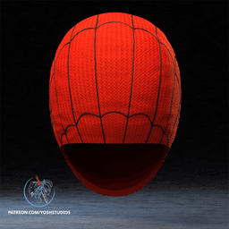 Japanese Spiderman Mask 3D Printer STL file 3d model