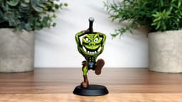 Orc - Thrakkak - Vogland Stompaxe – 28mm Miniature 3d model