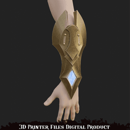 Nice Arm cuffs from to be hero X 3d model