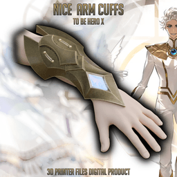 Nice Arm cuffs from to be hero X 3d model