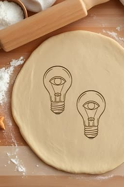 Lightbulb Cookie Cutter, Biscuit Cutter 3d model