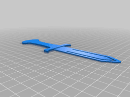 Dagger Bookmark 3d model