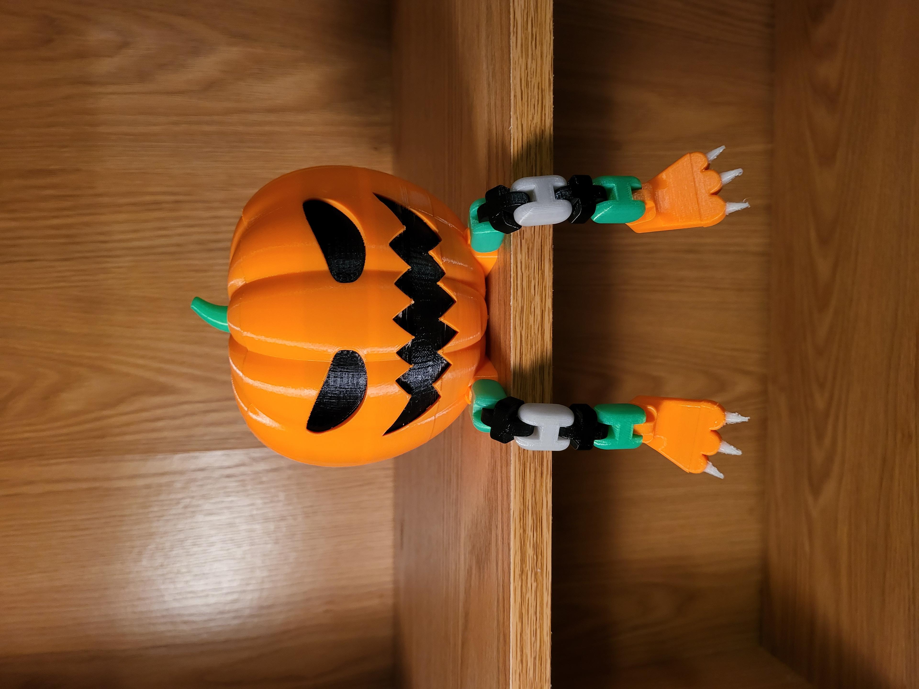 Pumpkin man 3d model