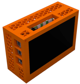 Elecrow 5Inch TFT PI Case 3d model