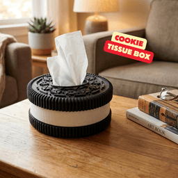 TISSUE BOX / COOKIE DESIGN / EASY TO RINT / TISSUE DISPENSER / TISSUE HOLDER / ORGANIZER 3d model