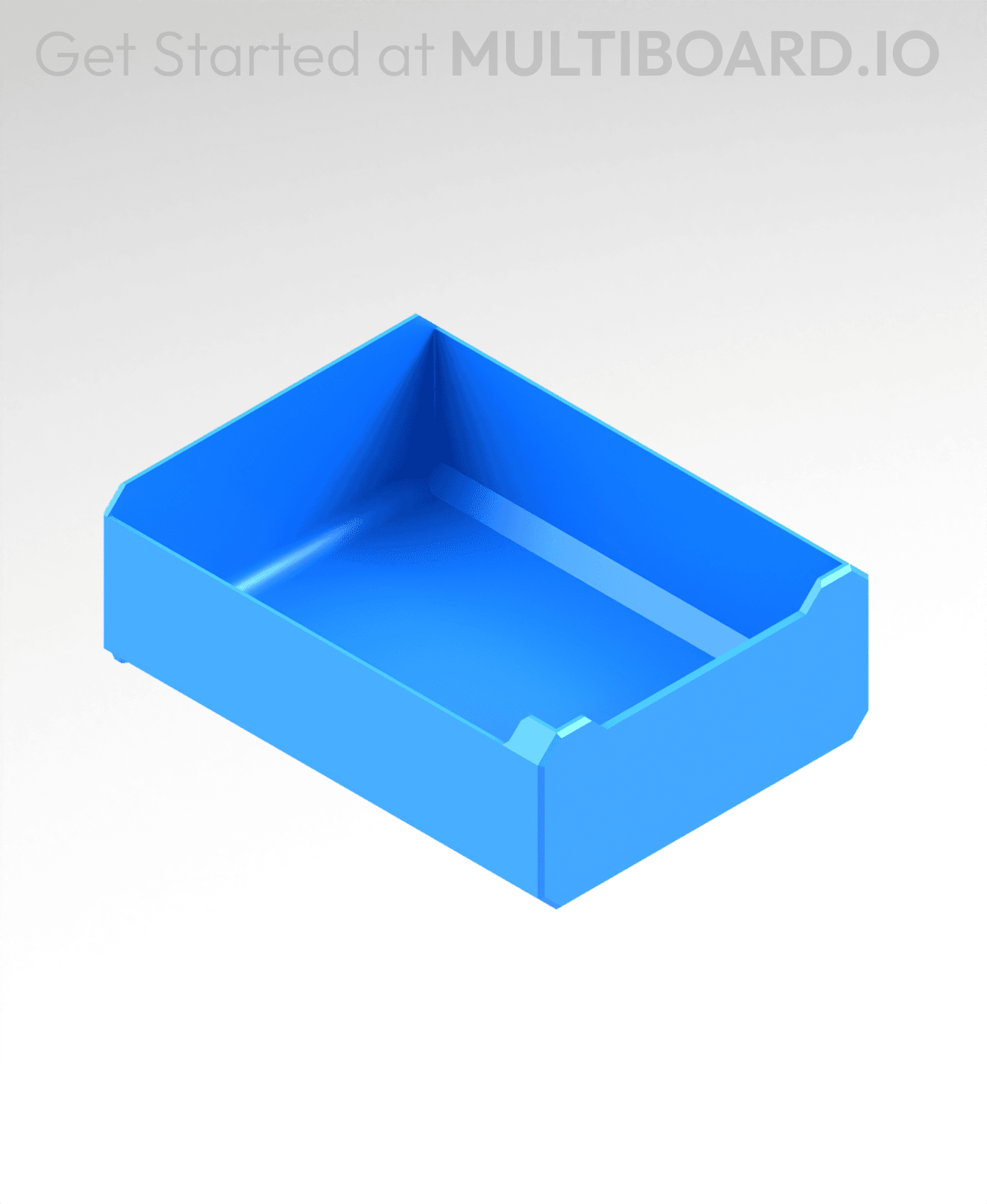 2x1x2.5 LU - MultiBin Simple Drawer 3d model