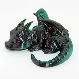 Slumbering Baby Dragon 3d model