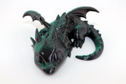 Slumbering Baby Dragon 3d model