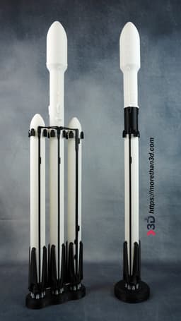 FALCON HEAVY-S1 3d model