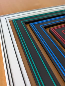100 x 100mm Modular Picture Frame for Hueforge - TRI TRACK 3d model
