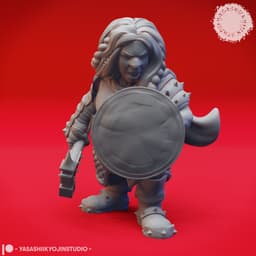 Knot of Duergar - Tabletop Miniatures (Pre-Supported) 3d model