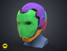 Blue Beetle Wearable Helmet 3d model