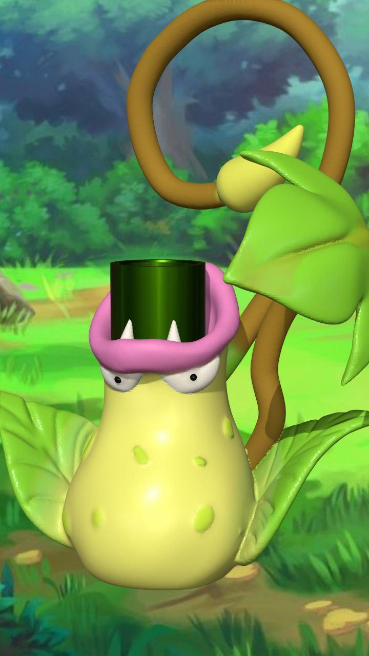 Remix of Blank Can Cup RETURNS! victreebel 3d model
