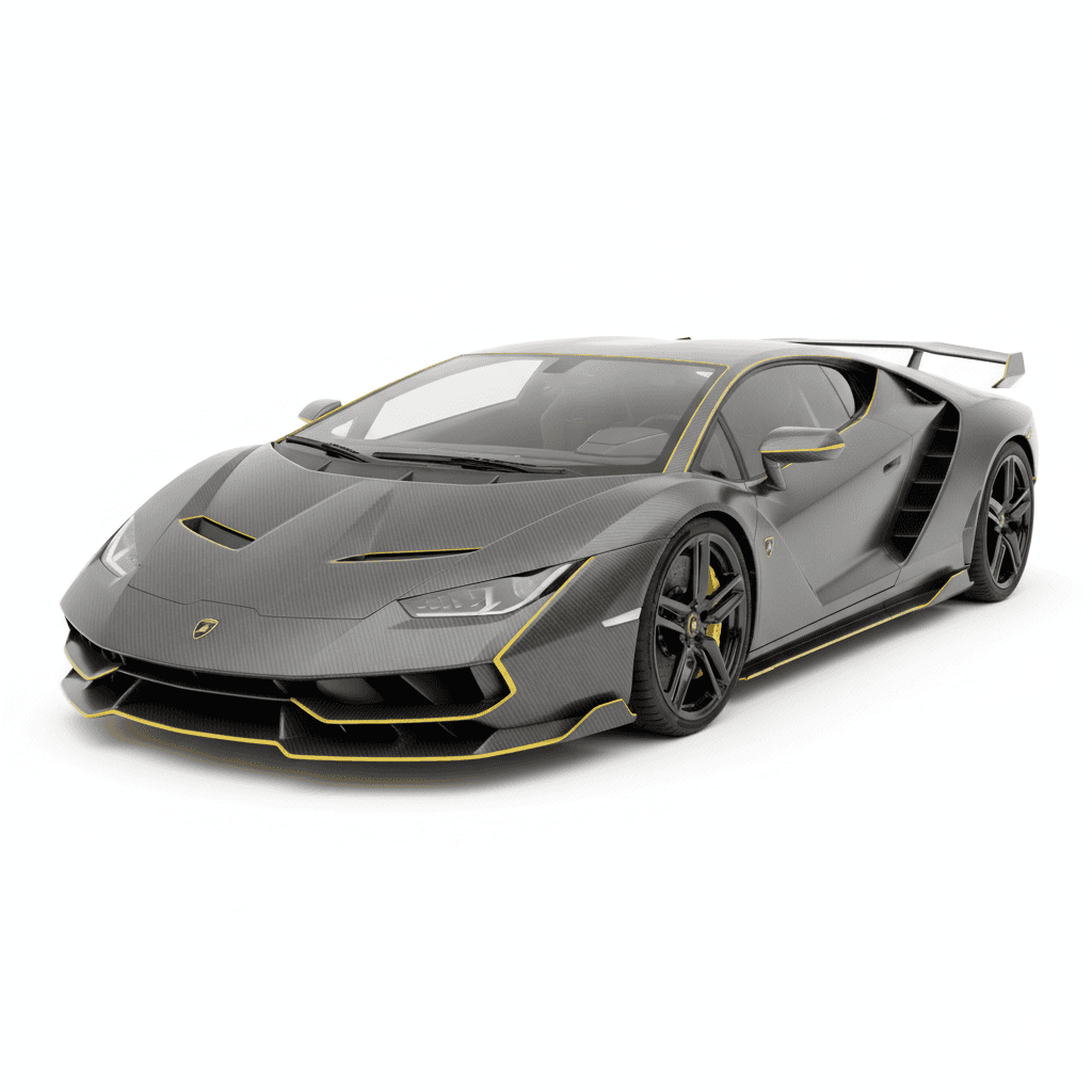 Car : Lamborghini Centenario Exotic Hypercar Coupe 3d model
