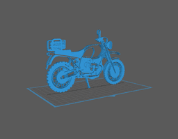 BMX - R80S Wall Art 3d model