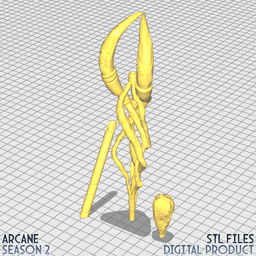 Lest Shimmer Cosplay Pipe Arcane League of Legends 3d model