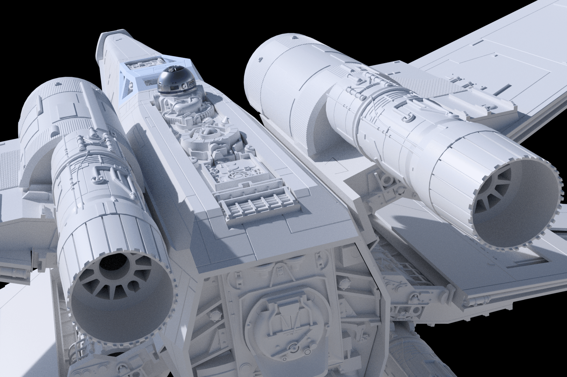 Model-X MK III 1/24 Studio Scale Red 5 3d model