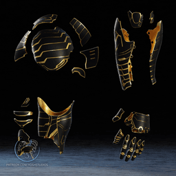 Winter Soldier Vibranium Arm 3D Printer STL File 3d model
