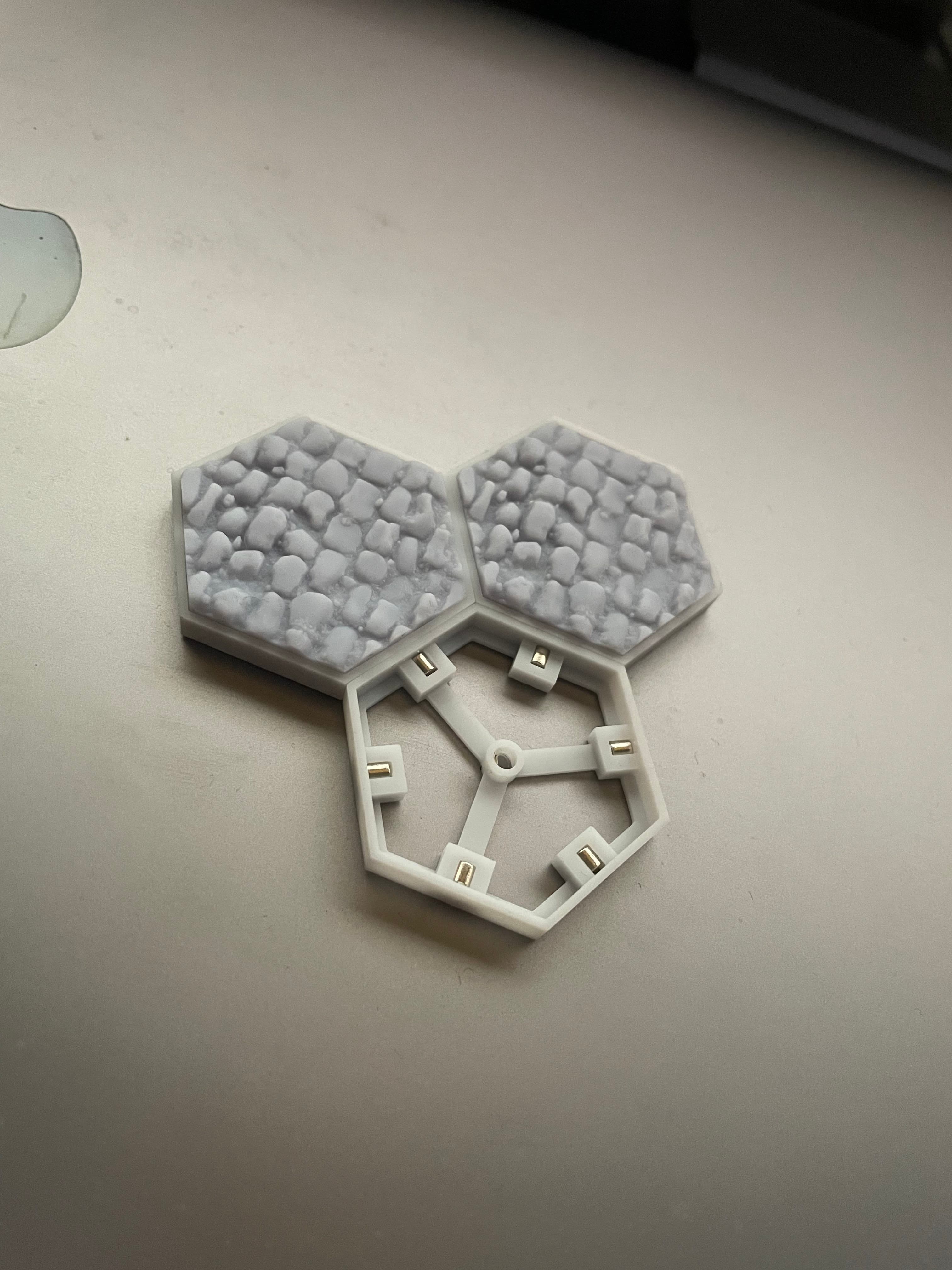 MagHex Gloomhaven tiles | parametric 3d model