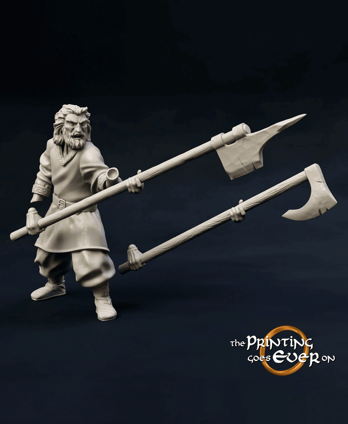 Wildlings Warband - Modular 3d model