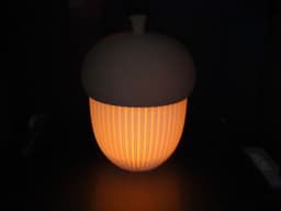 Acorn container decoration (tealight compatible) 3d model