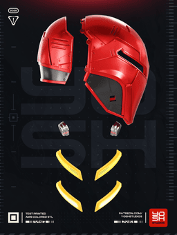 Immortal Red Hood Armor 3D Printer STL 3d model