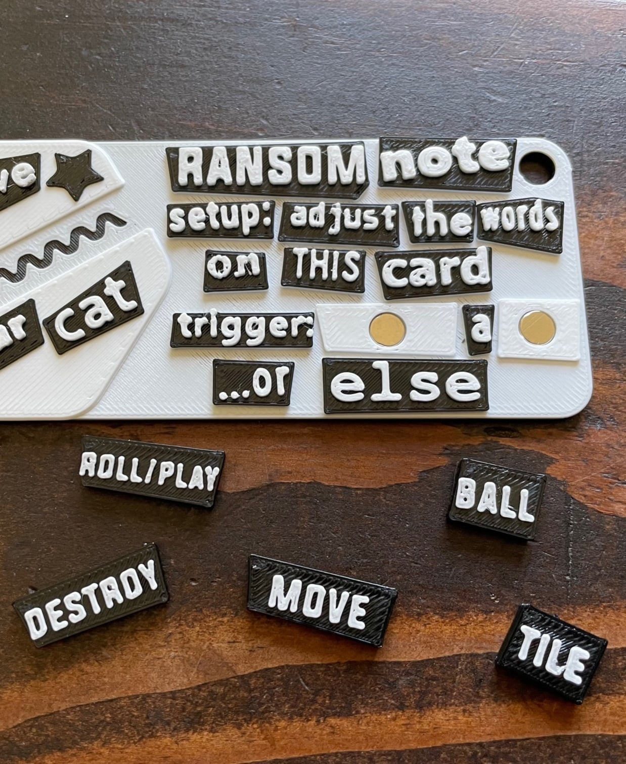 Hextraction Ransom Note Tile 3d model
