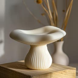 Mushroom Soap Dish – Unique and Elegant Bathroom Decor 3d model