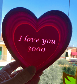 Thangs Valentine’s Day Contest - The Glowing Heart Messenger Box 3d model