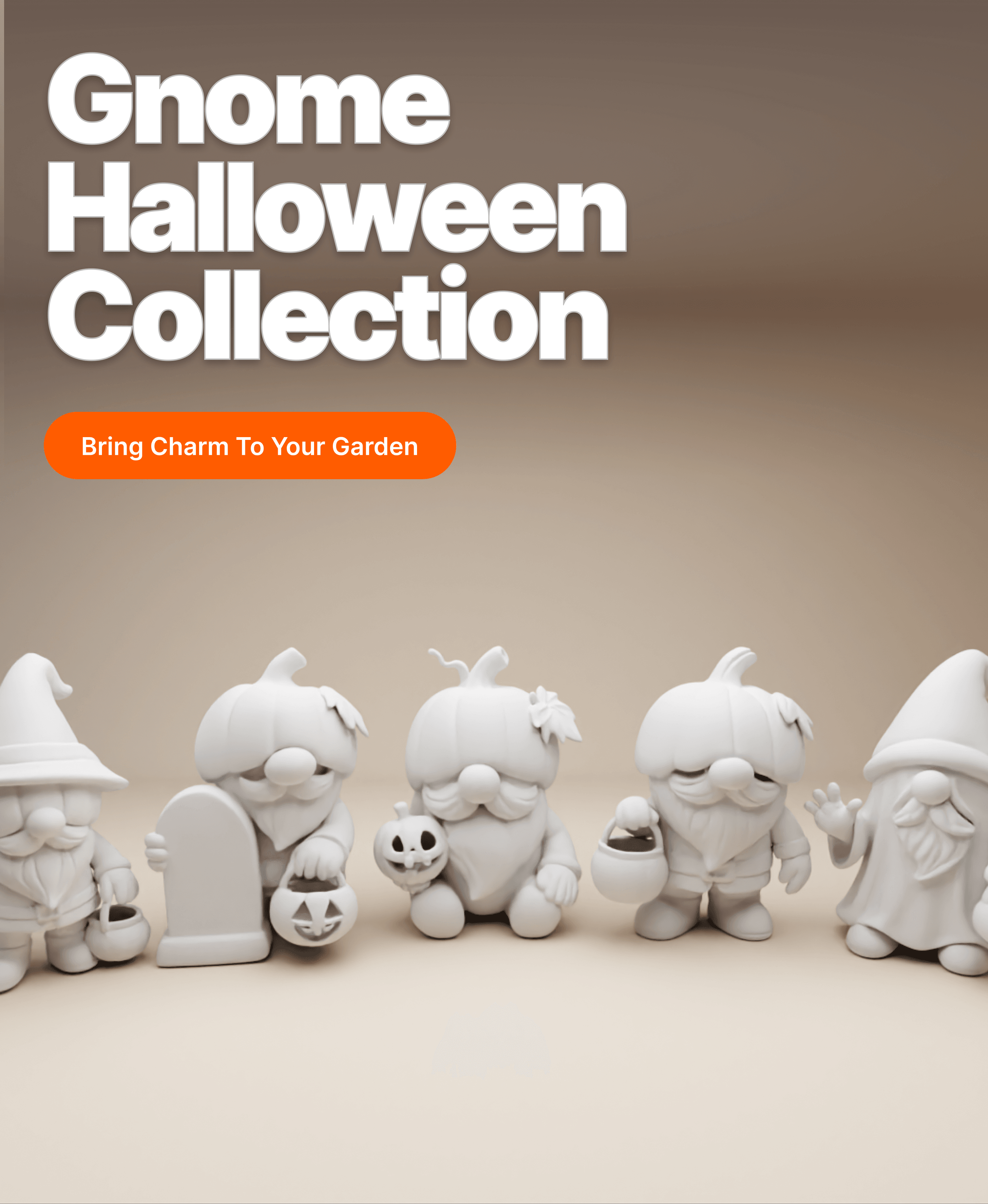 Halloween Gnome Pack – Chibi Figures 3d model