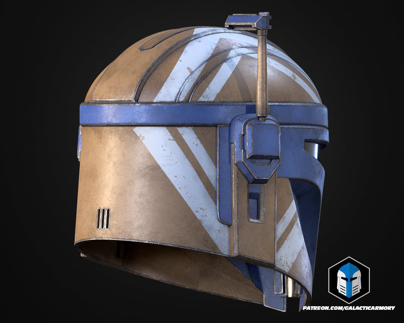 Mando Loyalty Helmet - 3D Print Files 3d model