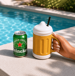 Beer Mug Can Cooler | Standart 12oz | Beverage Sleeve Holder 3d model