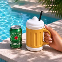Beer Mug Can Cooler | Standart 12oz | Beverage Sleeve Holder 3d model