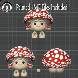 Chibi Mushroom 3d model