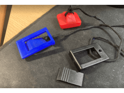Treadmill clothing safety clip replacement 3d model