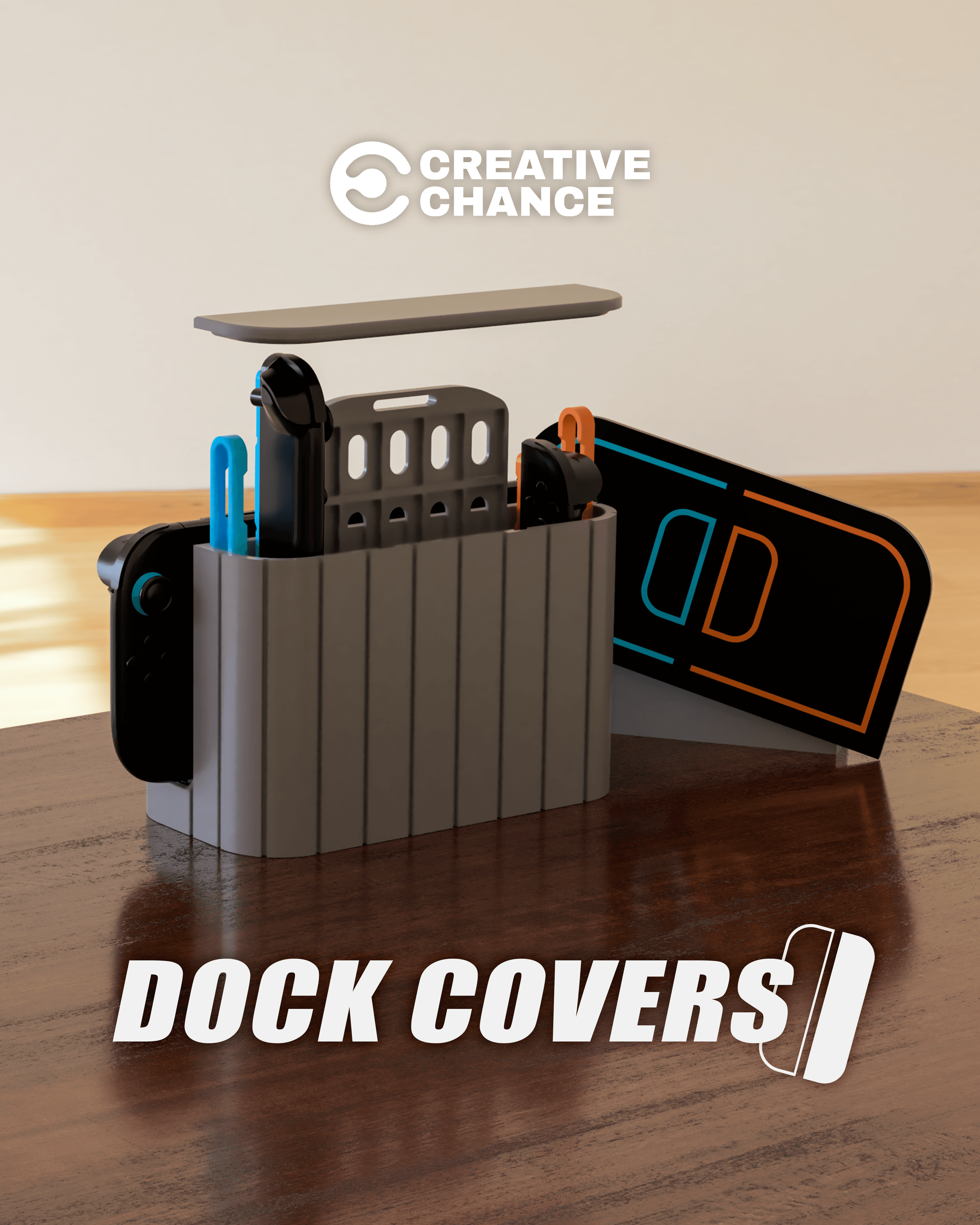Dock Covers - Switch 2 Accessories 3d model