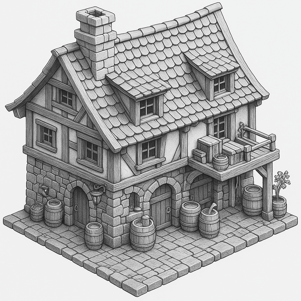 Medieval_Storehouse_2_WorkShop3D_Pack 3d model