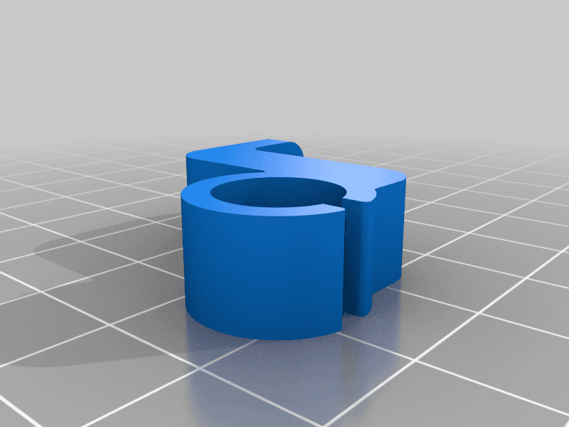 Slotted locking filament guide for Wanhao Duplicator i3 3d model
