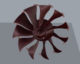 EDF 120 mm EMV COMPLETE MODULAR SYSTEM - (5-7-9-11 Blades | Multi-Motor Fit) 3d model