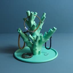 Jewelry holder “echinata coral” 3d model