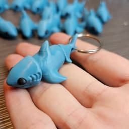 MiniMonster3BabySharkKeyChainColored.3mf 3d model
