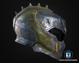 Doom Slayer Dark Ages Helmet - 3D Print Files 3d model