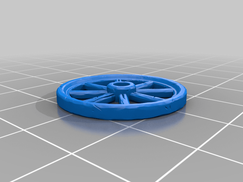 Cart with Goods 3d model